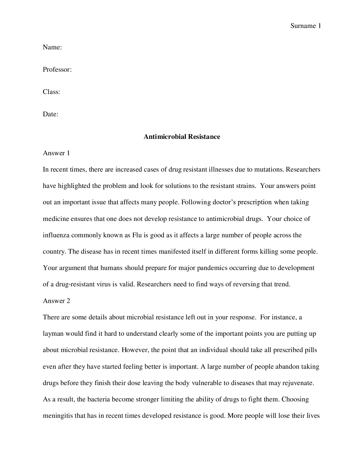 Preview image for Antimicrobial Resistance